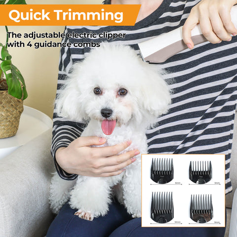 6-In-1 Pet Grooming Kit with Vacuum Suction